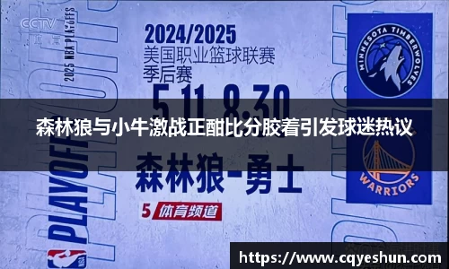 森林狼与小牛激战正酣比分胶着引发球迷热议
